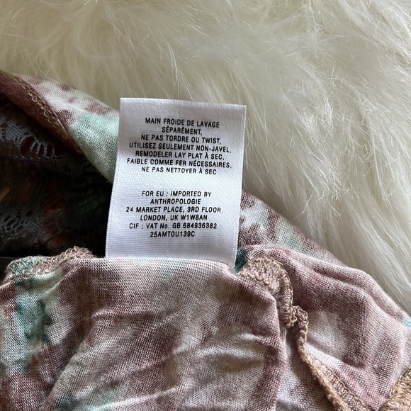 Anthropologie Tank Top Laced Size Medium - Picture 13 of 15